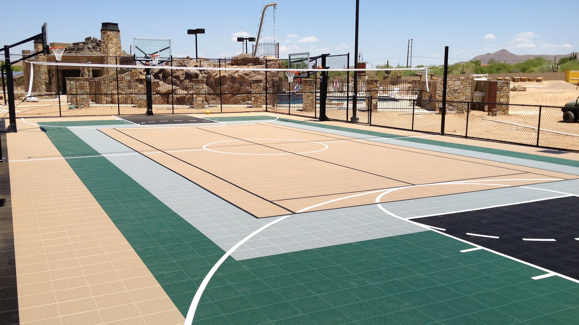 commercial multi sport court
