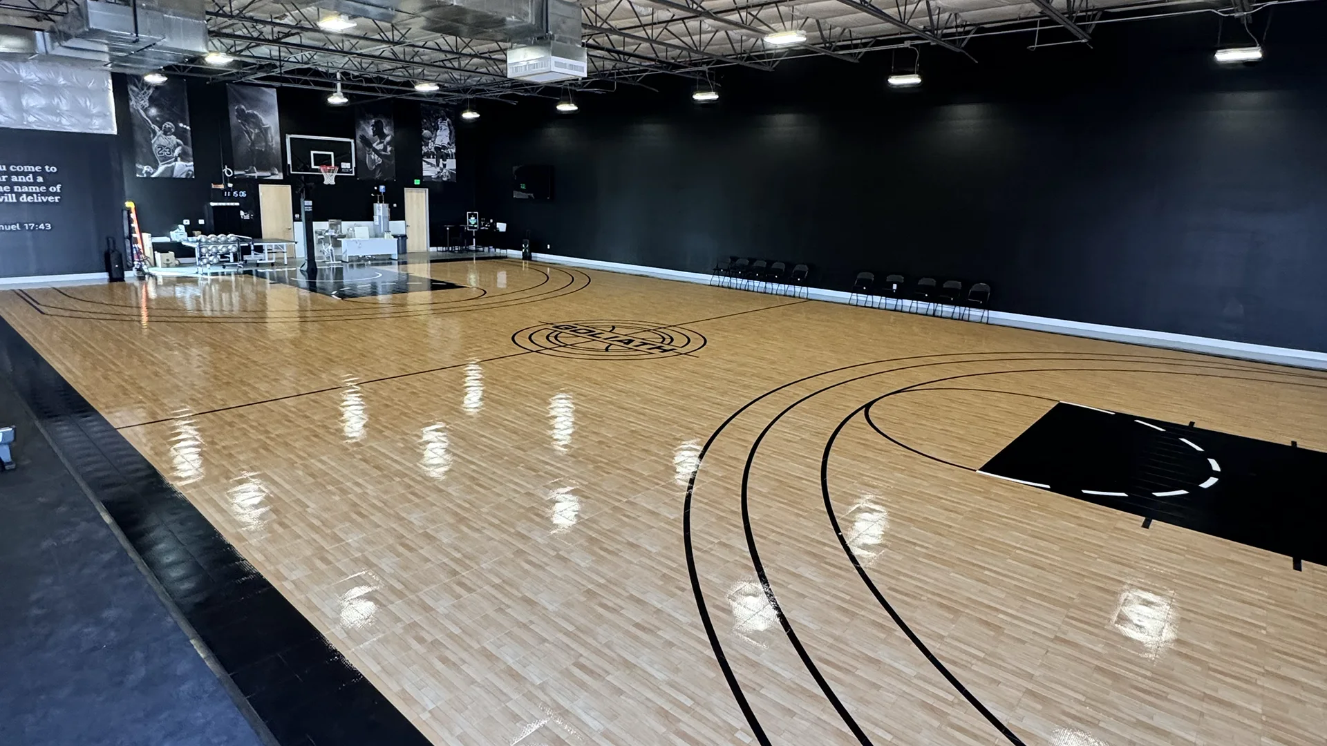 indoor basketball court
