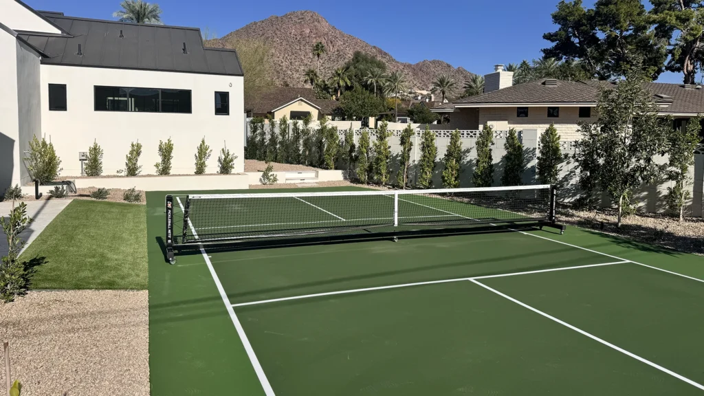 Acrylic pickleball court